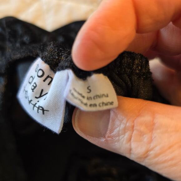 Somedays Lovin Erin Maxi Dress S Black Velvet Embroider Dark Romantic Whimsigoth - Picture 4 of 16